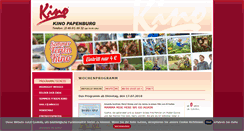 Desktop Screenshot of kino-papenburg.de